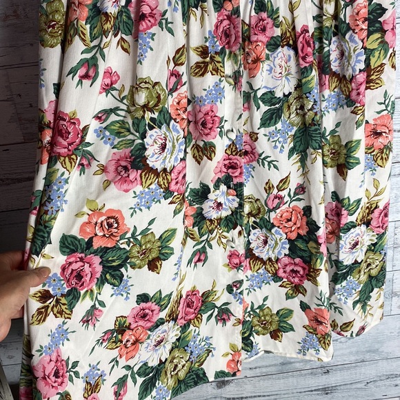 St Michael For Marks & Spencer Vintage Floral Dress Size 14 - Picture 5 of 10